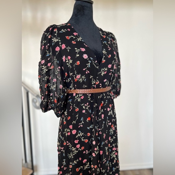 GANNI Georgette floral dress - Picture 8 of 10